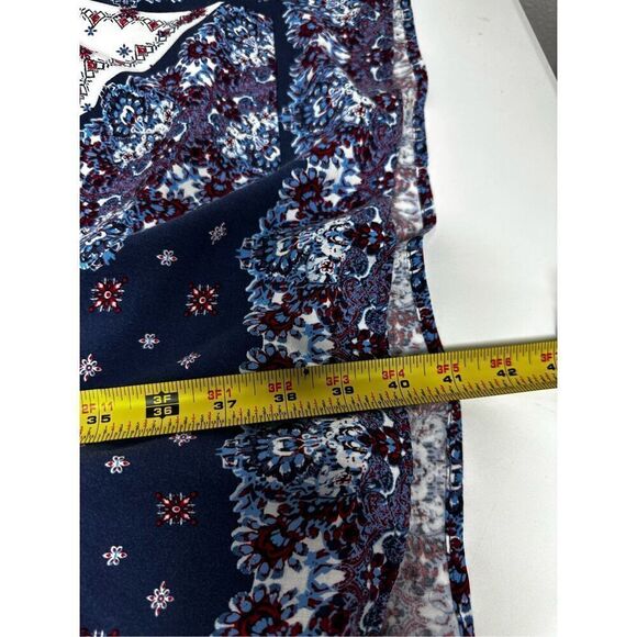 Eye Shadow Women's Wrap Cover-up Shawl Side Tassle Ties Bohemian Beachy Size XL - Picture 10 of 14